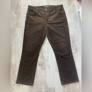 Ralph Lauren Dark Brown Corduroy Pants